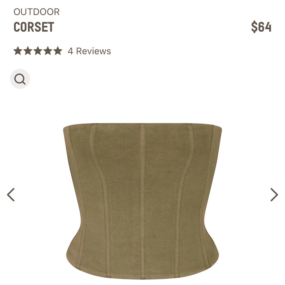 COPY - Skims Outdoor Corset NWT